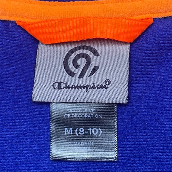 Champion Boys Blue Jacket w/Zip Closure Size M (8-10) - Picture 8 of 9